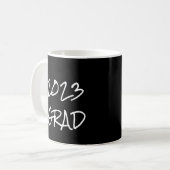 2023 Grad Kaffee-Tasse Kaffeetasse (Vorderseite Links)