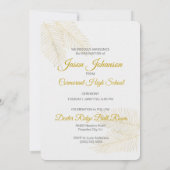 2023 Graduation Then and Now 4 Photo Einladung (Rückseite)