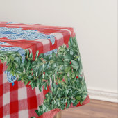 2023 Green Red Ginger Jars Gingham Tischdecke (Beispiel)