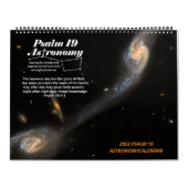 2023 GROSSER Psalm 19 Astronomie-Gesellschaftskale Kalender (Titelbild)
