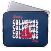 2023 Happy Christopher Columbus Day Laptopschutzhülle (Vorderseite)