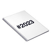 2023 Hashtag Notizblock (Rechte Seite)