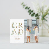 2023 HAUSHALT Gold Floral Moderne Grad Einladung (Stehend Vorderseite)