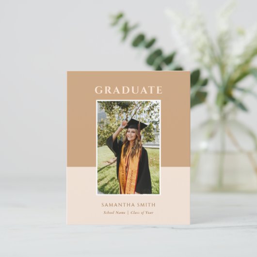 2023 HAUSHALT Gold Moderne Skriptankündigung (Stehend Vorderseite)