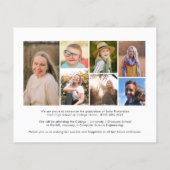 2023 HAUSHALT Modernes Script 8 Foto Ankündigung Flyer (Hinten)