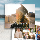 2023 HAUSHALT Modernes Script 8 Foto Ankündigung Flyer