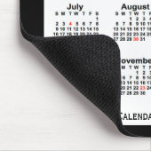 2023 Holiday Two Tone Black Calendar von Janz Mousepad (Ecke)