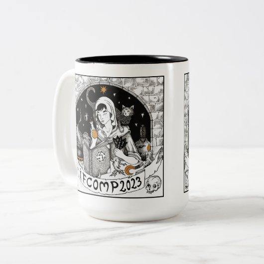2023 IFComp Zwei-Tone-Tasse Zweifarbige Tasse (Vorderseite Links)