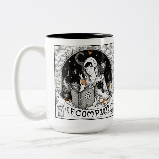 2023 IFComp Zwei-Tone-Tasse Zweifarbige Tasse (Links)