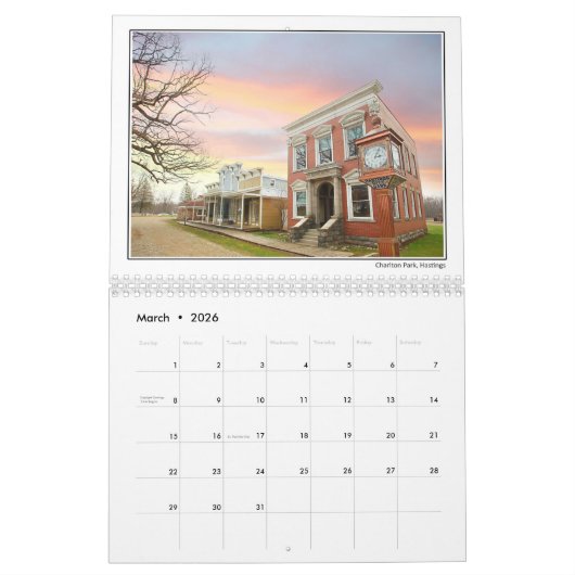 2023 im Mauerkalender von Michigan verloren Kalender (Mär 2026)