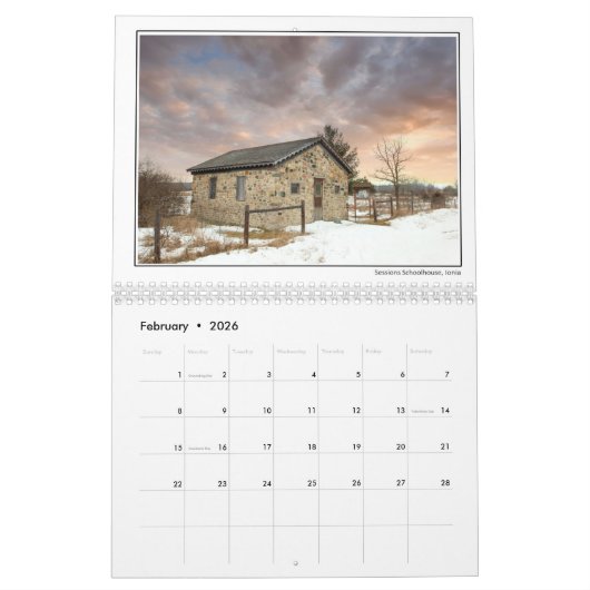 2023 im Mauerkalender von Michigan verloren Kalender (Feb 2026)