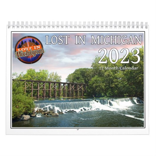 2023 im Mauerkalender von Michigan verloren Kalender (Titelbild)