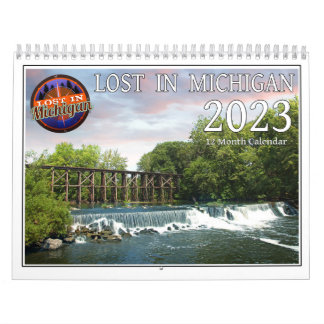 2023 im Mauerkalender von Michigan verloren Kalender