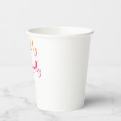 2023 in Furcht und Wunderschönheit Pappbecher (Links)