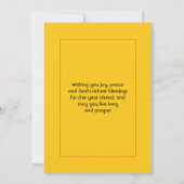 2023 Jahr der Chinesischen Neujahrskarte RABBIT (Rückseite)