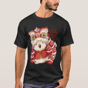 2023 Jahr der Kaninchenkatze Chinesischer Zodiakdr T-Shirt