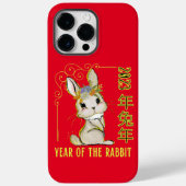 2023 JAHR DER RABBIT chinesischen Geschenkidee Neu Case-Mate iPhone Hülle (Rückseite)