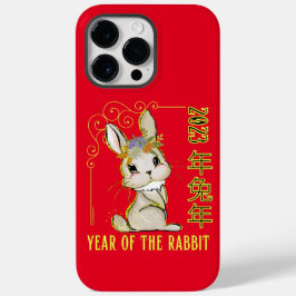 2023 JAHR DER RABBIT chinesischen Geschenkidee Neu Case-Mate iPhone 14 Pro Max Hülle