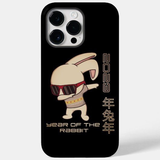 2023 JAHR DER RABBIT chinesischen Geschenkidee Neu Case-Mate iPhone Hülle (Rückseite)