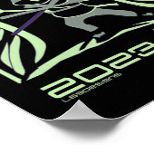 2023 JAHR DER RABBIT chinesischen Geschenkidee Neu Poster (Ecke)