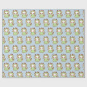 2023 Jahr des Drachen Mochi Kawaii Neue Jahre Geschenkpapier (Flach)