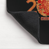 2023 Jahr des Kaninchen Zodiac Chinesisch Neujahr Mousepad (Ecke)
