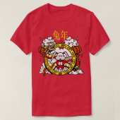 2023 Jahr des Kaninchen Zodiac Chinesisch Neujahr  T-Shirt (Design vorne)