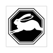 2023 Jahr des Kaninchens Gummistempel (Prägung)