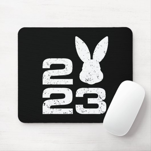 2023 Jahr des Kaninchens Zodiac Chinesischer Luna Mousepad (Mit Mouse)