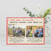 2023 Jahr im Review Family Foto Weihnachten (Stehend Vorderseite)