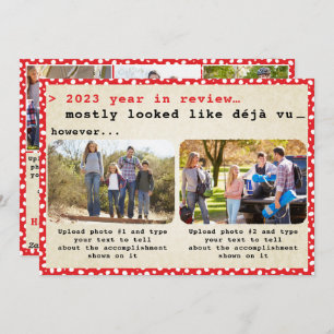 2023 Jahr im Review Family Foto Weihnachten