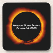 2023 Jährliche Solarkrise Getränkeuntersetzer (Vorderseite)