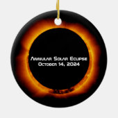 2023 Jährliche Solarkrise Keramik Ornament (Hinten)