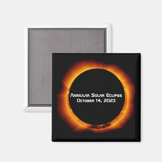 2023 Jährliche Solarkrise Magnet (Vorderseite/Rückseite)