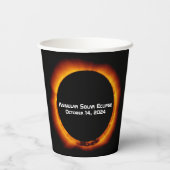 2023 Jährliche Solarkrise Pappbecher (Rückseite)