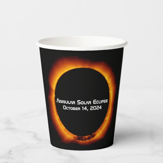 2023 Jährliche Solarkrise Pappbecher (Rückseite)