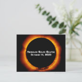 2023 Jährliche Solarkrise Postkarte (Stehend Vorderseite)