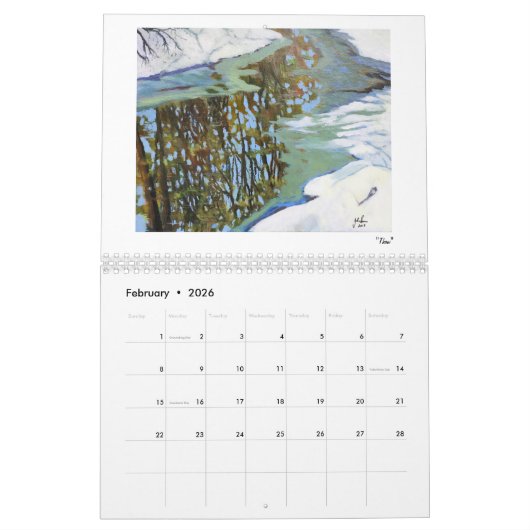 2023 John Suess Fine Art Wall Calendar Kalender (Feb 2026)
