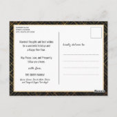 2023 Kalender 12 Foto Moderne Familienschrift Postkarte (Rückseite)