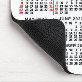 2023 Kalender Benutzerdefinierter Firmenname Weiße Mousepad (Ecke)