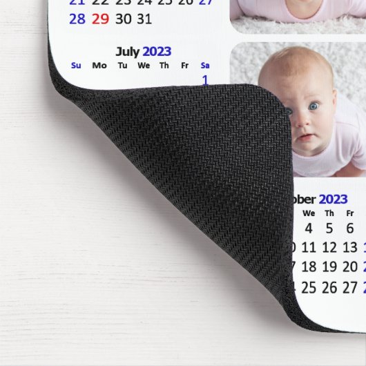2023 Kalender Benutzerdefiniertes Foto Modernes Mi Mousepad (Ecke)