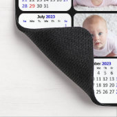 2023 Kalender Benutzerdefiniertes Foto Modernes Mousepad (Ecke)