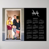 2023 Kalender Benutzerdefiniertes Foto Monogramm N Poster (Vorne)