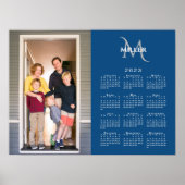 2023 Kalender Benutzerdefiniertes Foto Monogramm N Poster (Vorne)