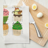 2023 Kalender Cupcake Küche Handtuch Tea (Viertel Falte)