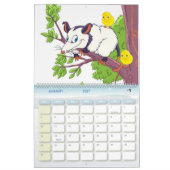 2023 Kalender farbenfroher Frosch Opossum (Jan 2027)