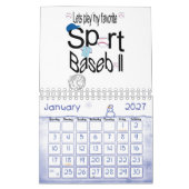 2023 Kalender Fußball, Basketball, Fußball (Jan 2027)
