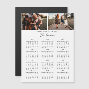 2023 Kalender Magnetfotokarte Frohes Neues Jahr Magnetkarte