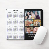 2023 Kalender Minimalistisch 5 Foto Familie Modern Mousepad (Mit Mouse)