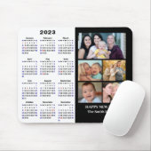 2023 Kalender Minimalistisch 5 Foto Familie Modern Mousepad (Mit Mouse)